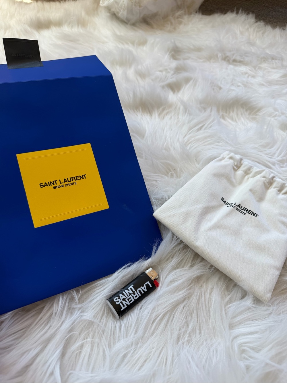 Saint Laurent lighter , Gift Bag ,with White Pouch
